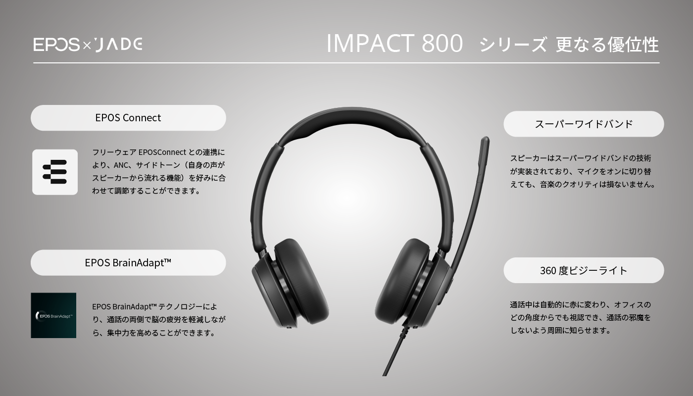 IMPACT 800さらなる優位性